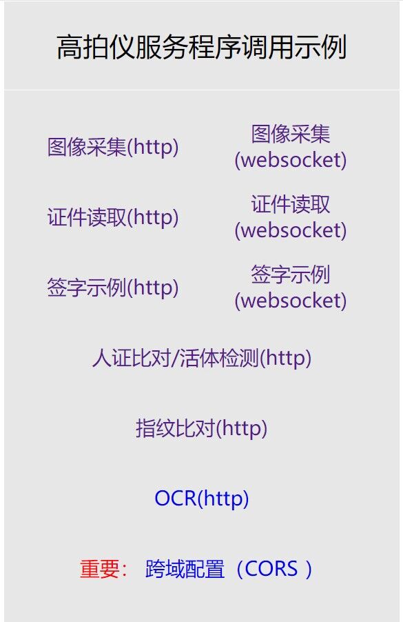 Linux系統(tǒng)高拍儀二次開(kāi)發(fā)包（SDK）